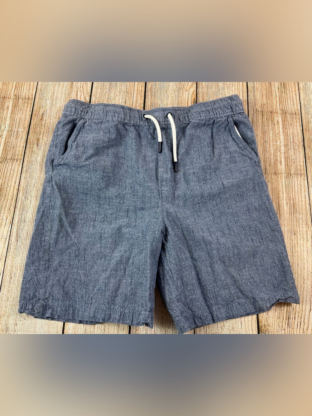 Tommy Bahama Blue Cotton Beach Shorts Youth Size XXL (16)